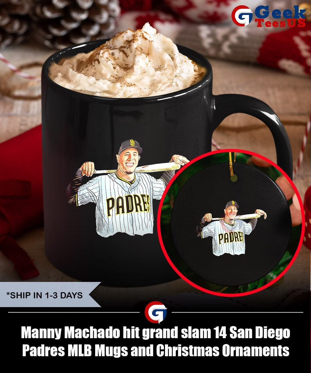 Manny Machado hit grand slam 14 San Diego Padres MLB shirt