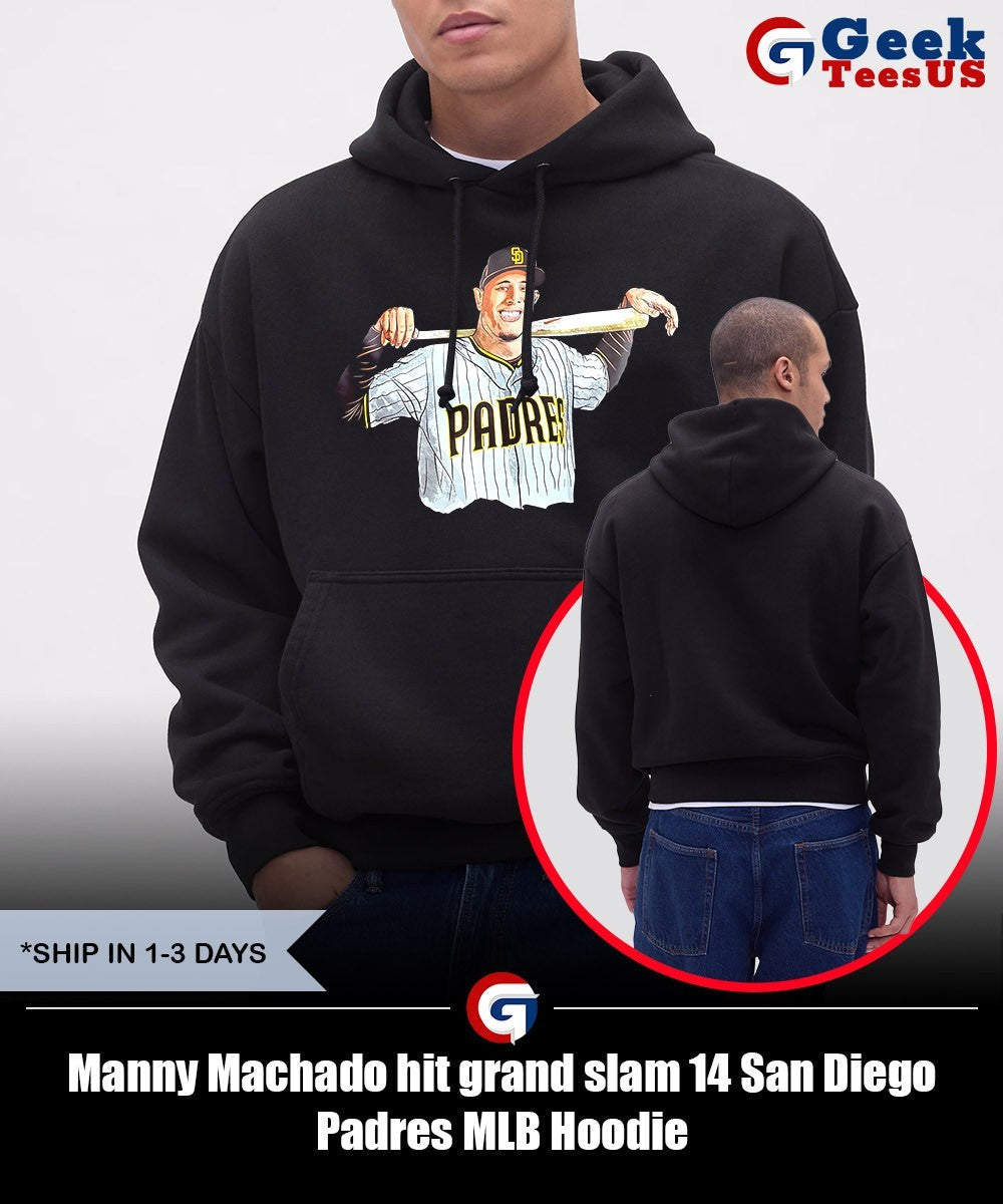 Manny Machado hit grand slam 14 San Diego Padres MLB shirt