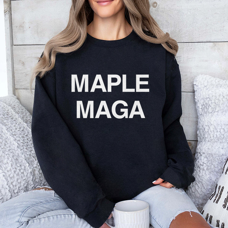 Maple Maga Shirt Canada For Trump