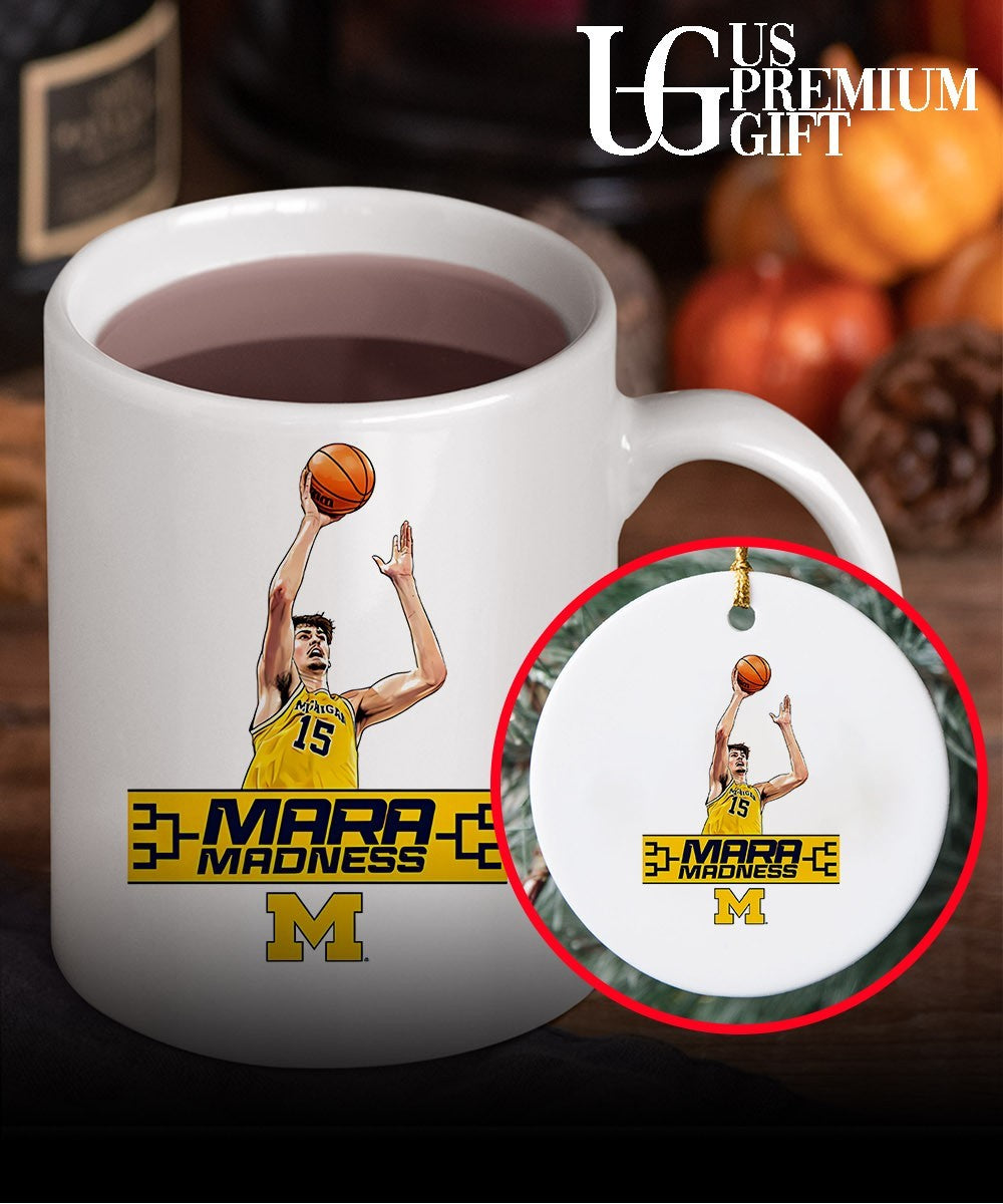 Mara Madness Aday Mara Michigan Wolverines men’s basketball shirt