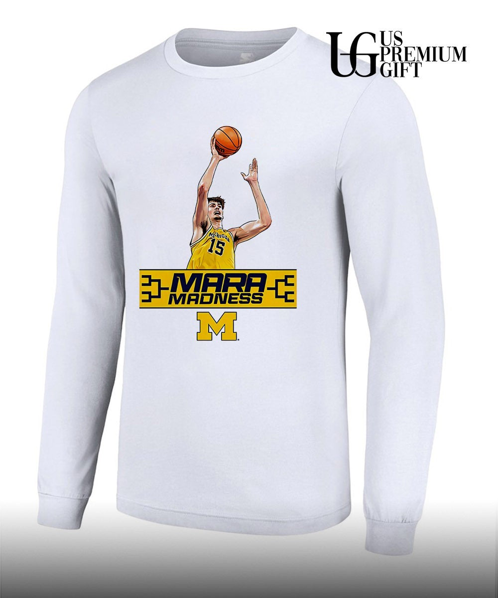 Mara Madness Aday Mara Michigan Wolverines men’s basketball shirt