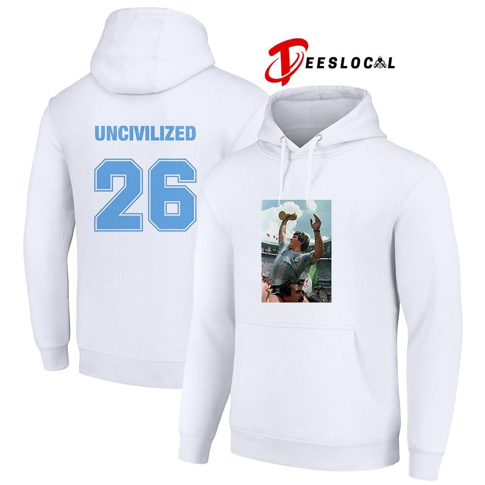 Maradonna uncivilized 26 shirt