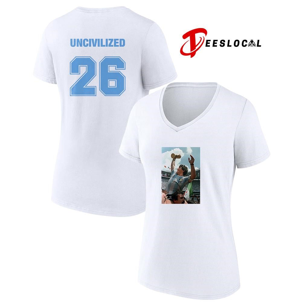 Maradonna uncivilized 26 shirt