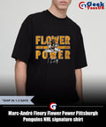 Marc-André Fleury Flower Power Pittsburgh Penguins NHL signature shirt