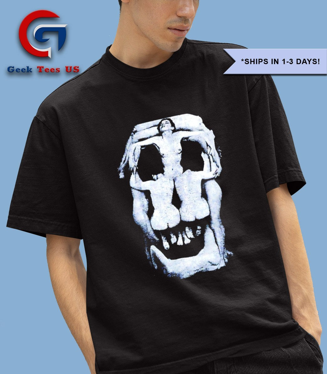 Marc Price wearing Ballerina in a Skull shirt