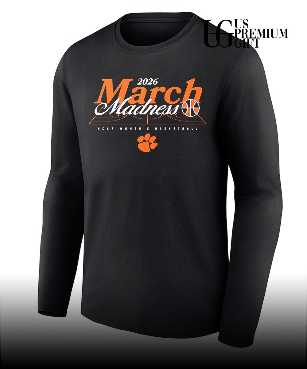 March Madness 2026 Clemson Tigers NCAA Women’s basketball shirt