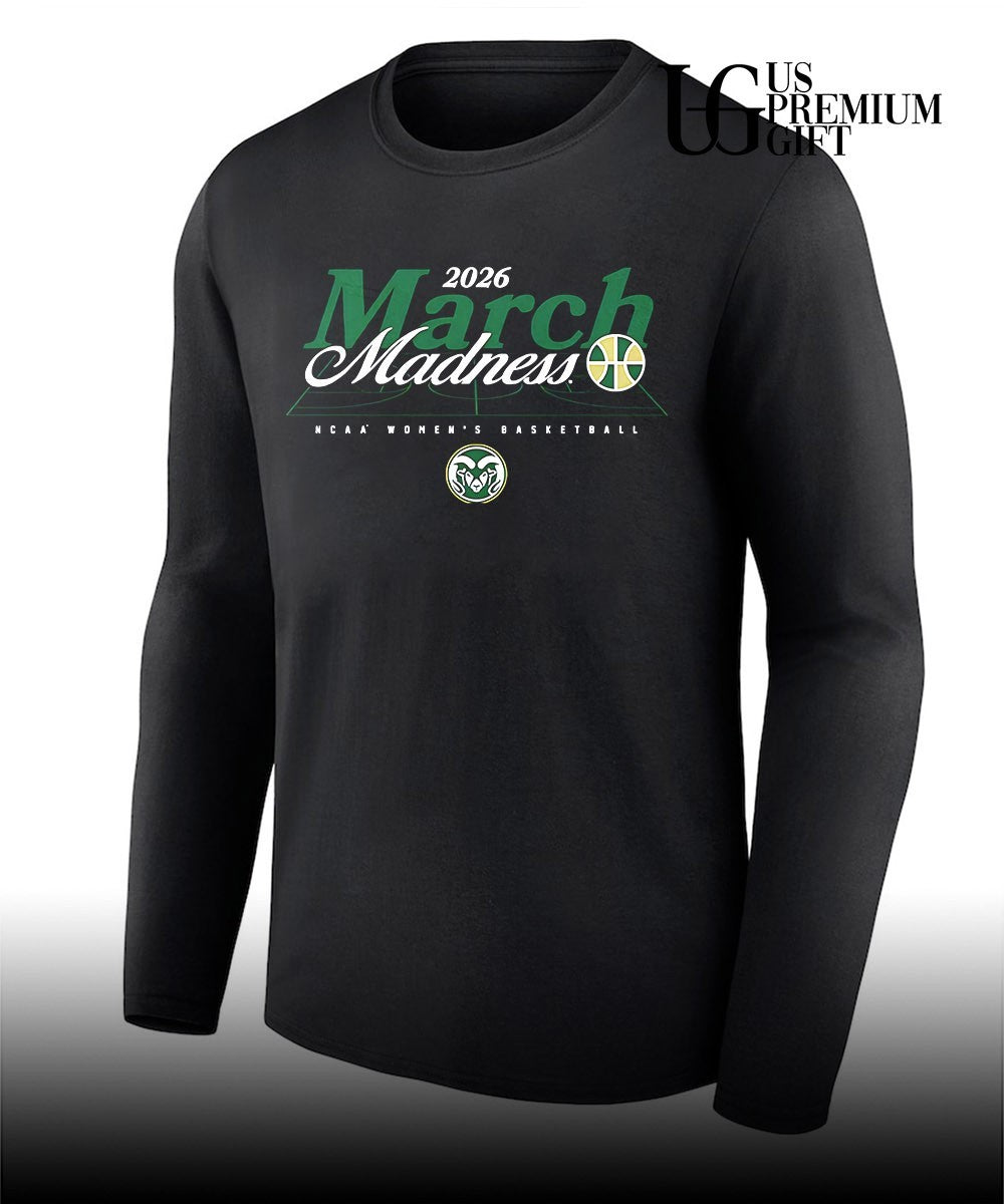 March Madness 2026 Colorado State Rams NCAA Women’s basketball shirt