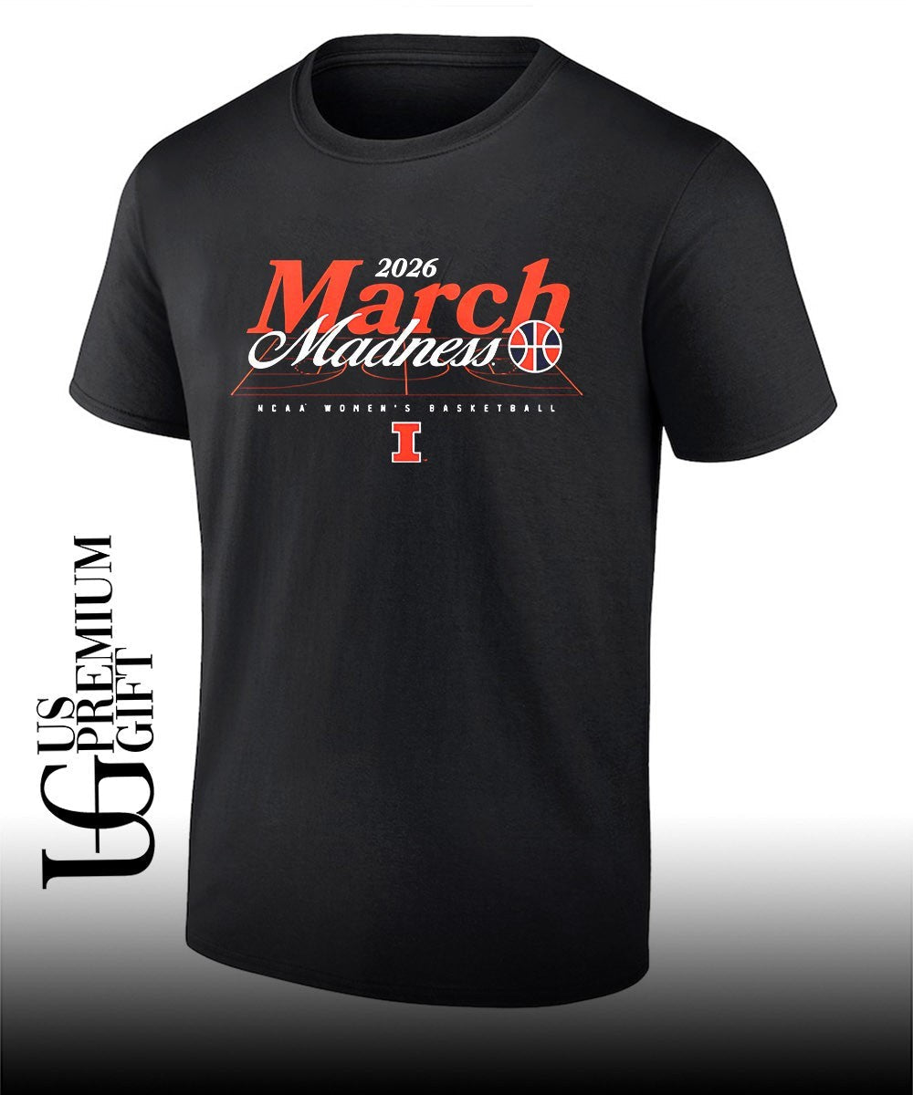 March Madness 2026 Illinois Fighting Illini NCAA Women’s basketball shirt