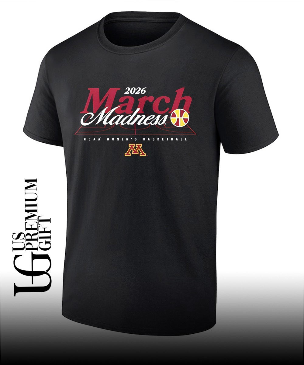 March Madness 2026 Minnesota Golden Gophers NCAA Women’s basketball shirt