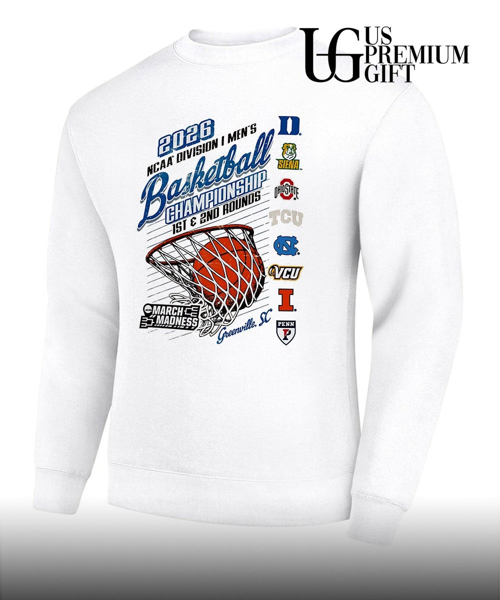 March Madness 2026 NCAA DI Men’s Basketball Championship 1St and 2nd Rounds Greenville shirt