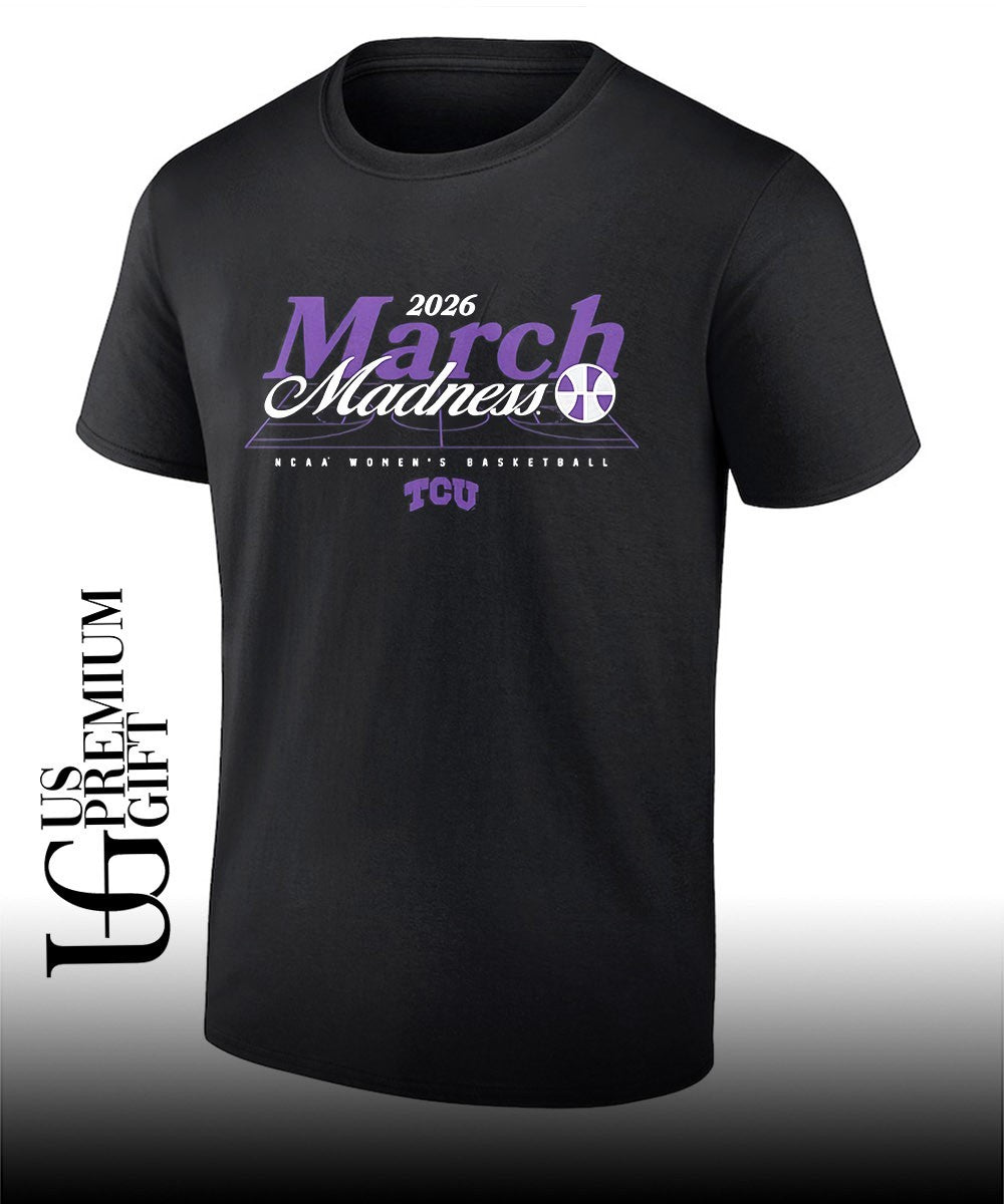 March Madness 2026 TCU Horned Frogs NCAA Women’s basketball shirt