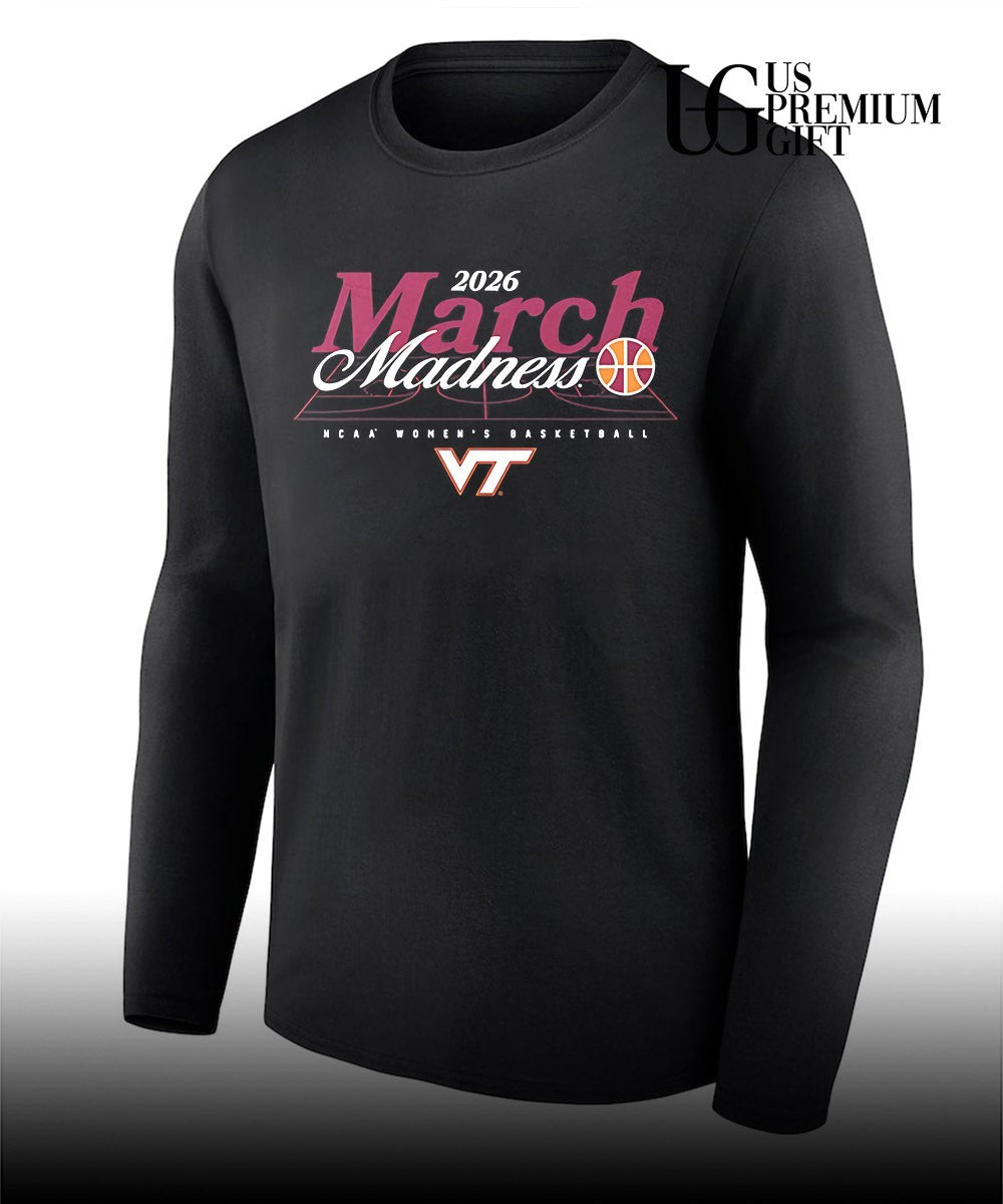 March Madness 2026 Virginia Tech Hokies NCAA Women’s basketball shirt