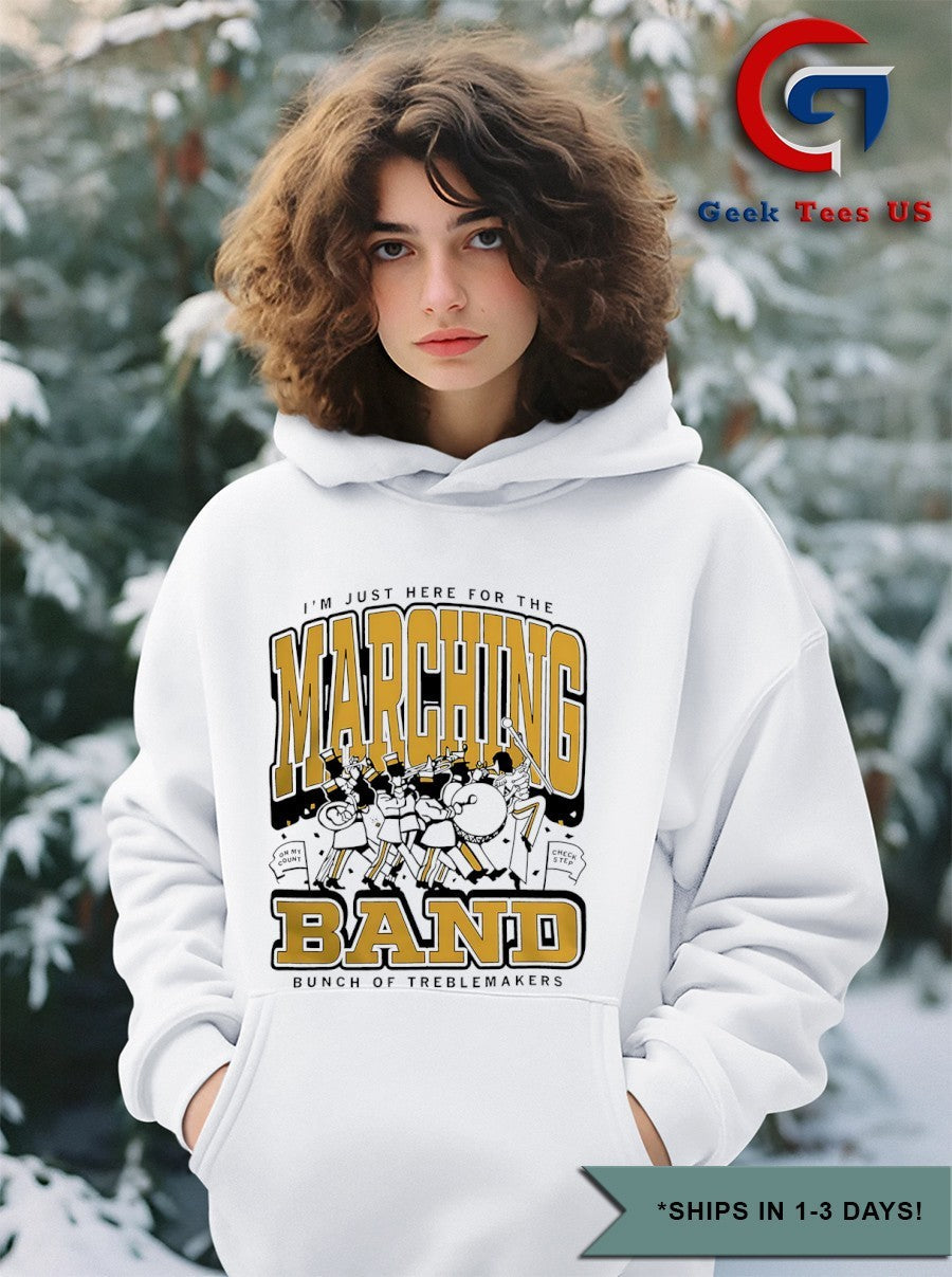 Marching Band Max Collegiate Gold Treblemakers shirt