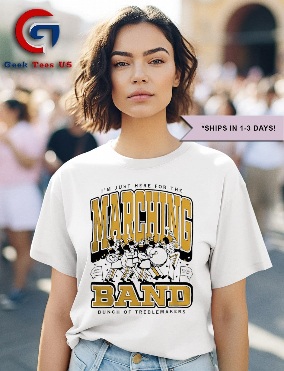 Marching Band Max Collegiate Gold Treblemakers shirt