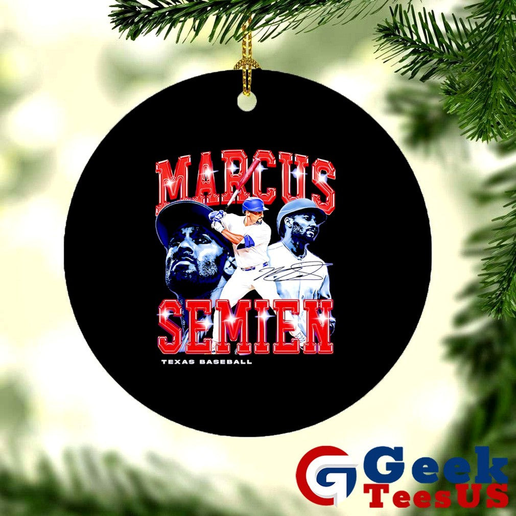 Marcus Semien Texas Rangers baseball flair signature retro shirt