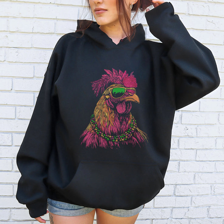 Mardi Gras Chicken T Shirt