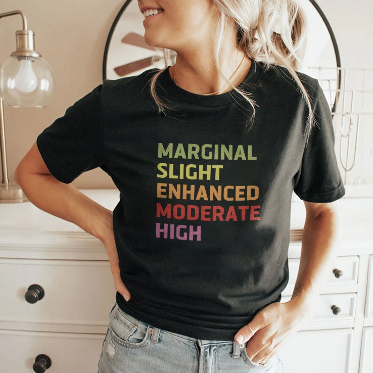 Marginal Slight Enhanced Moderate High Weather Forecast Shirt