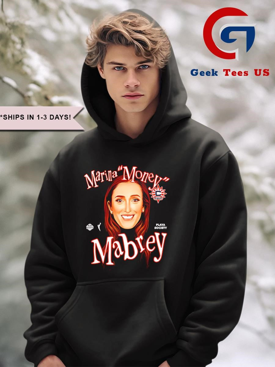 Marina Money Mabrey big head Connecticut Sun WNBA shirt