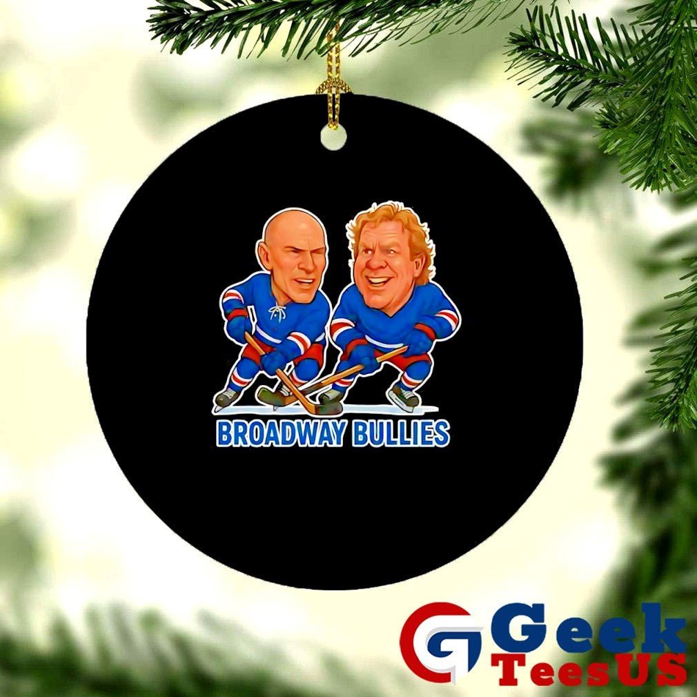 Mark Messier and Brian Leetch Broadway Bullies Hockey caricatures shirt