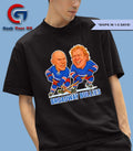 Mark Messier and Brian Leetch Broadway Bullies Hockey caricatures shirt
