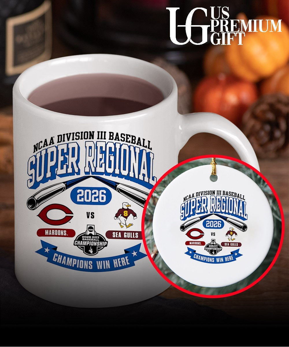 Maroons and Salisbury Sea Gulls Division III Baseball Super Regional 2026 Champions Win Here shirt