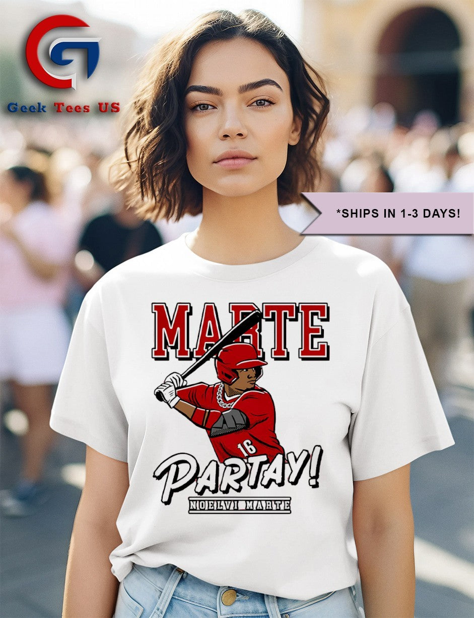 Marte Partay Noelvi Marte Cincinnati Reds baseball shirt