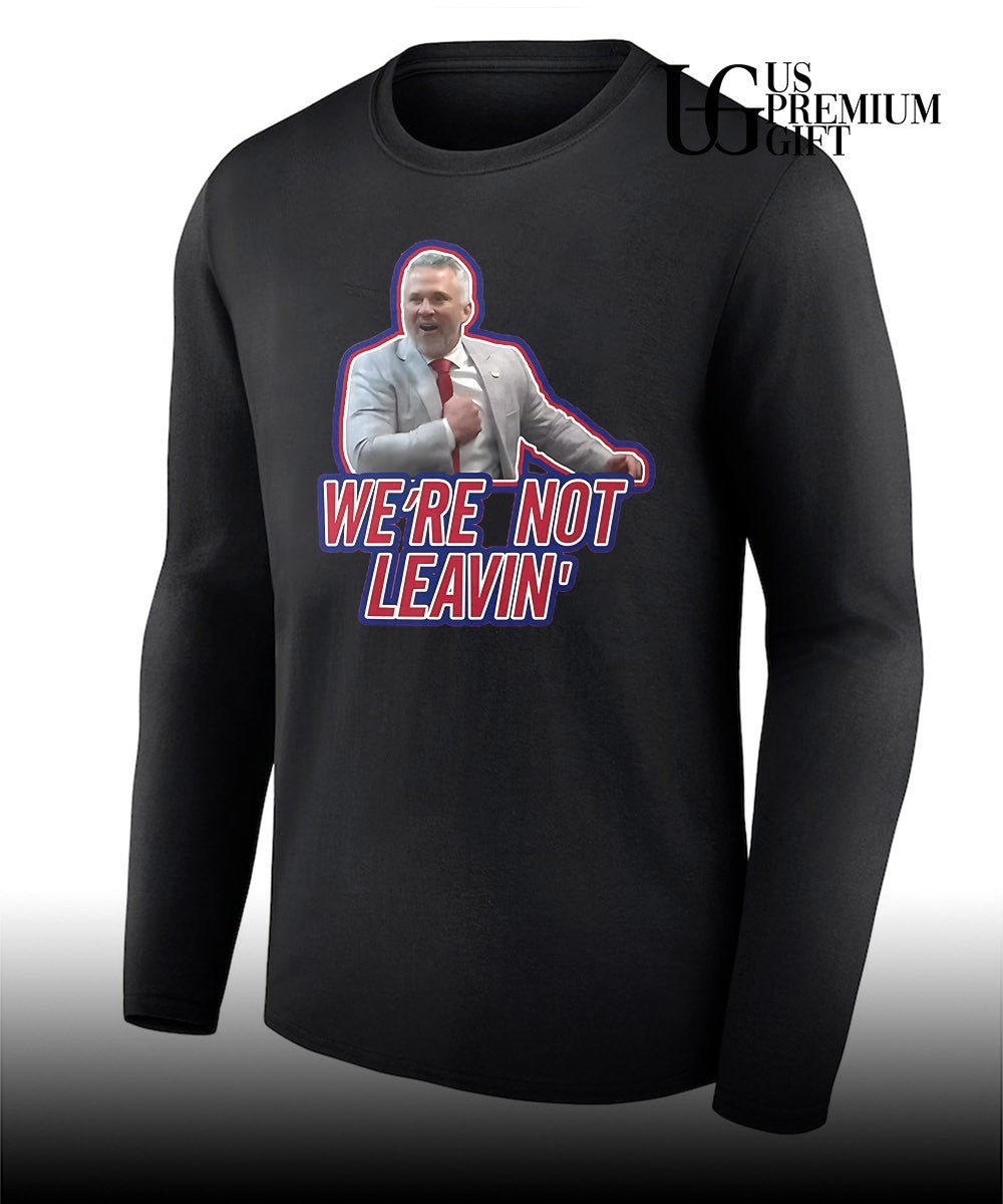 Martin St. Louis we’re not leavin’ shirt