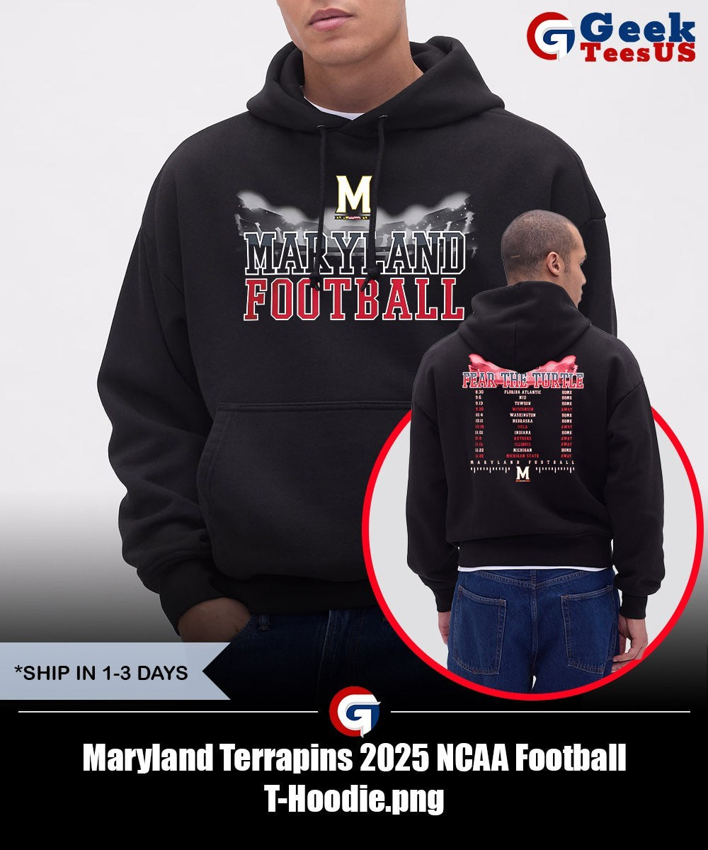 Maryland Terrapins 2025 NCAA Football T-shirt