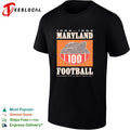 Maryland Terrapins football 1892 1992 turtle mascot 100 years badge shirt