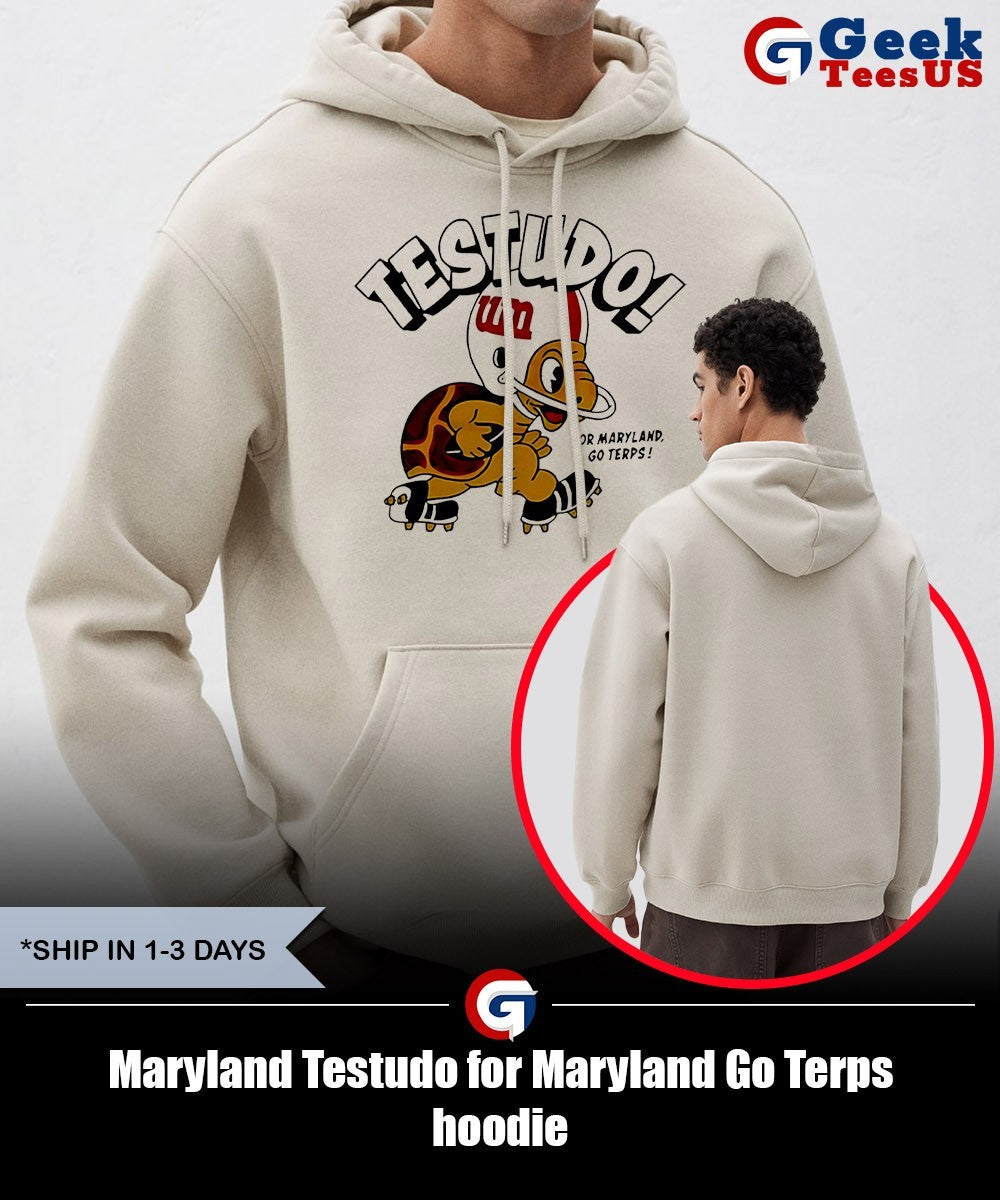 Maryland Testudo for Maryland Go Terps shirt
