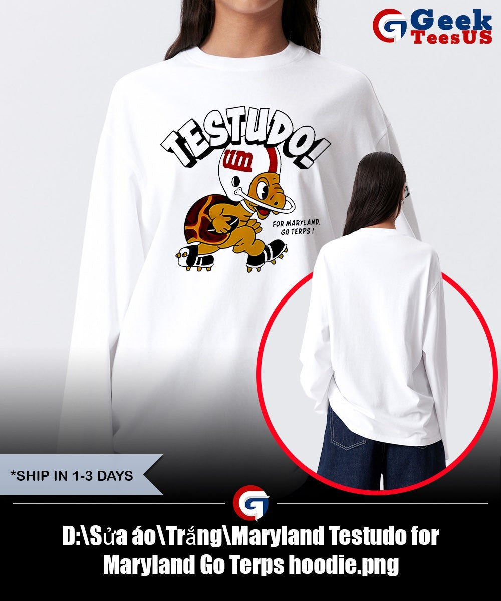 Maryland Testudo for Maryland Go Terps shirt