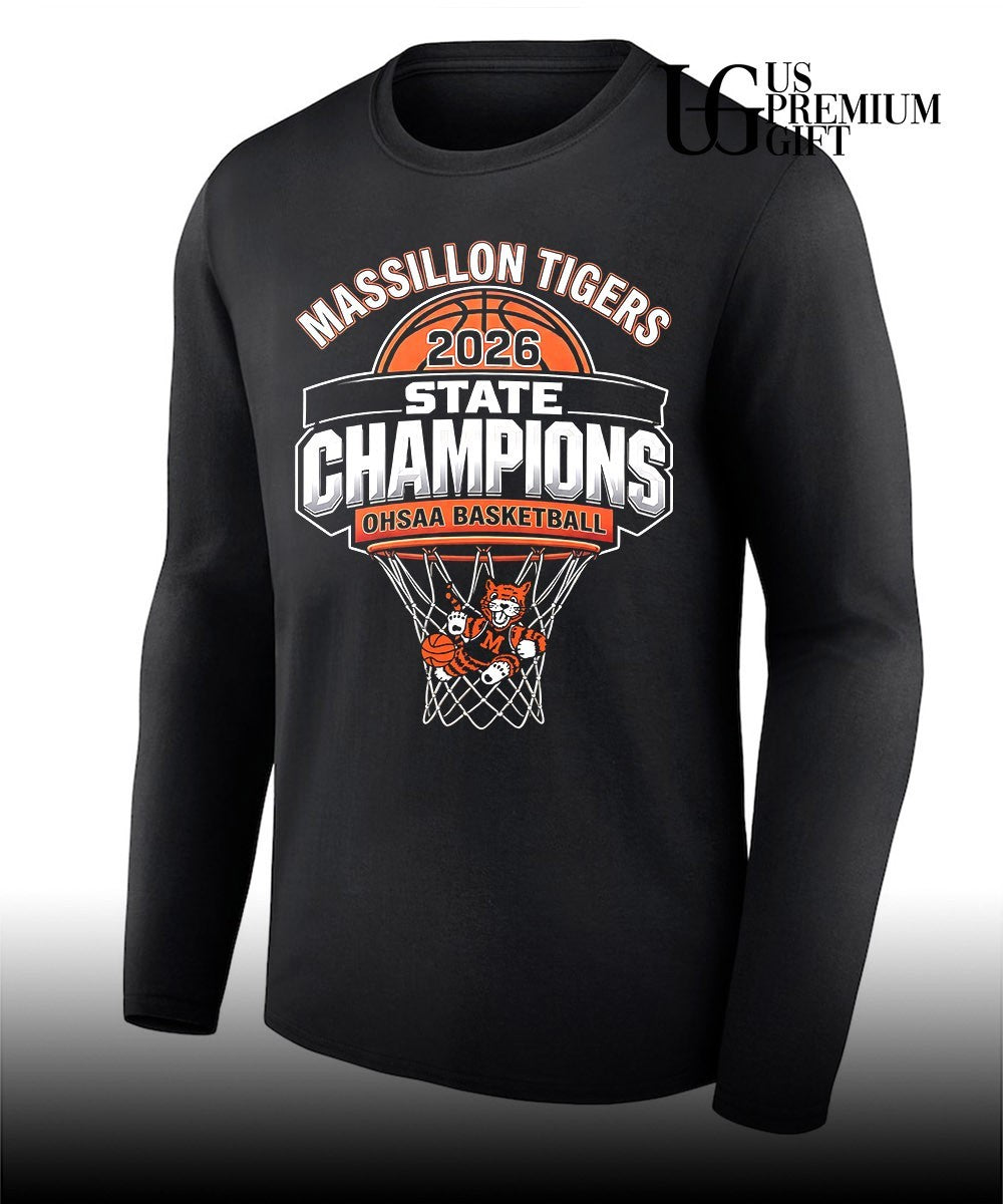 Massillon Tigers OHSAA State Champions 2026 shirt