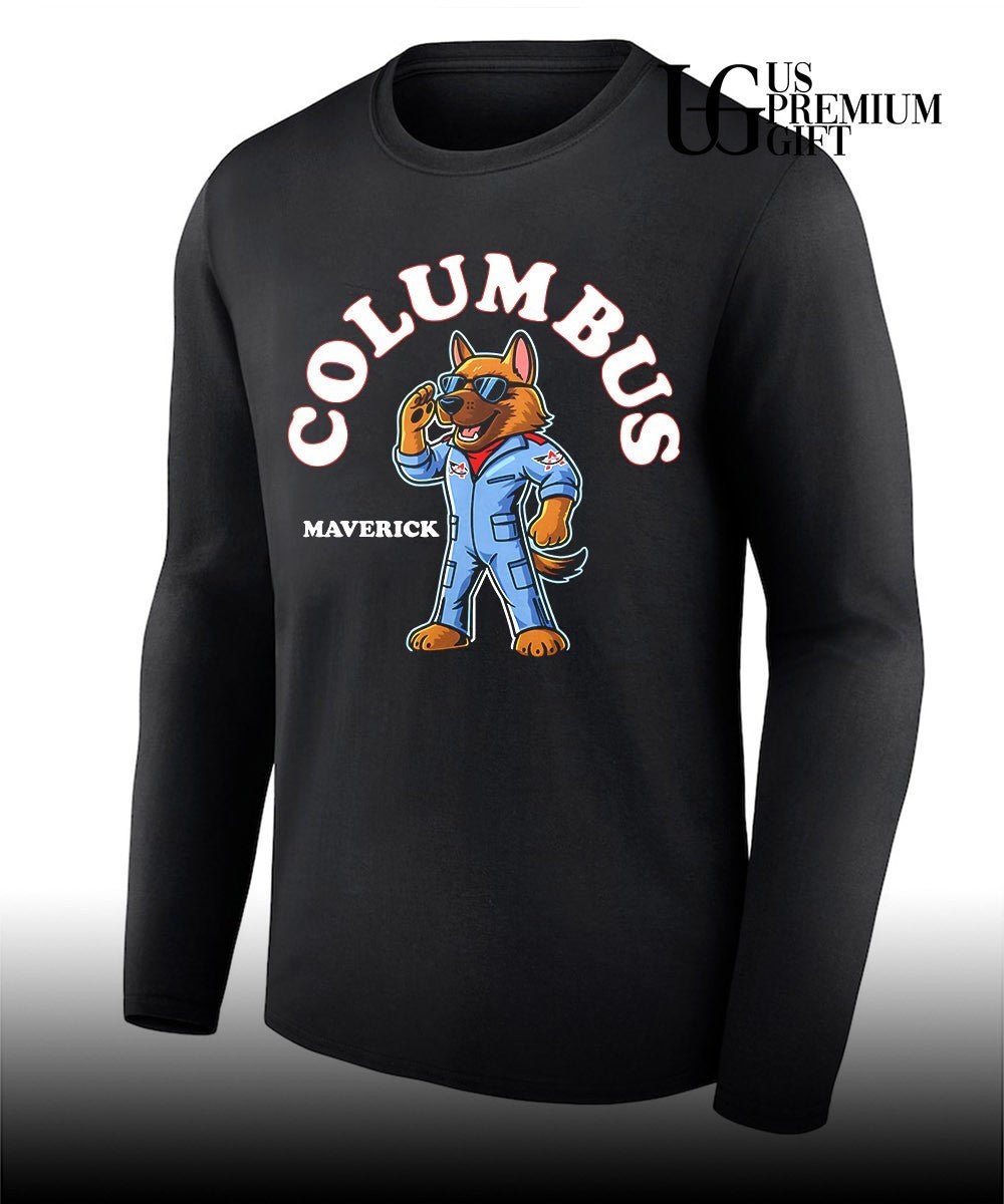 Maverick Columbus Aviators Football 2026 mascot shirt