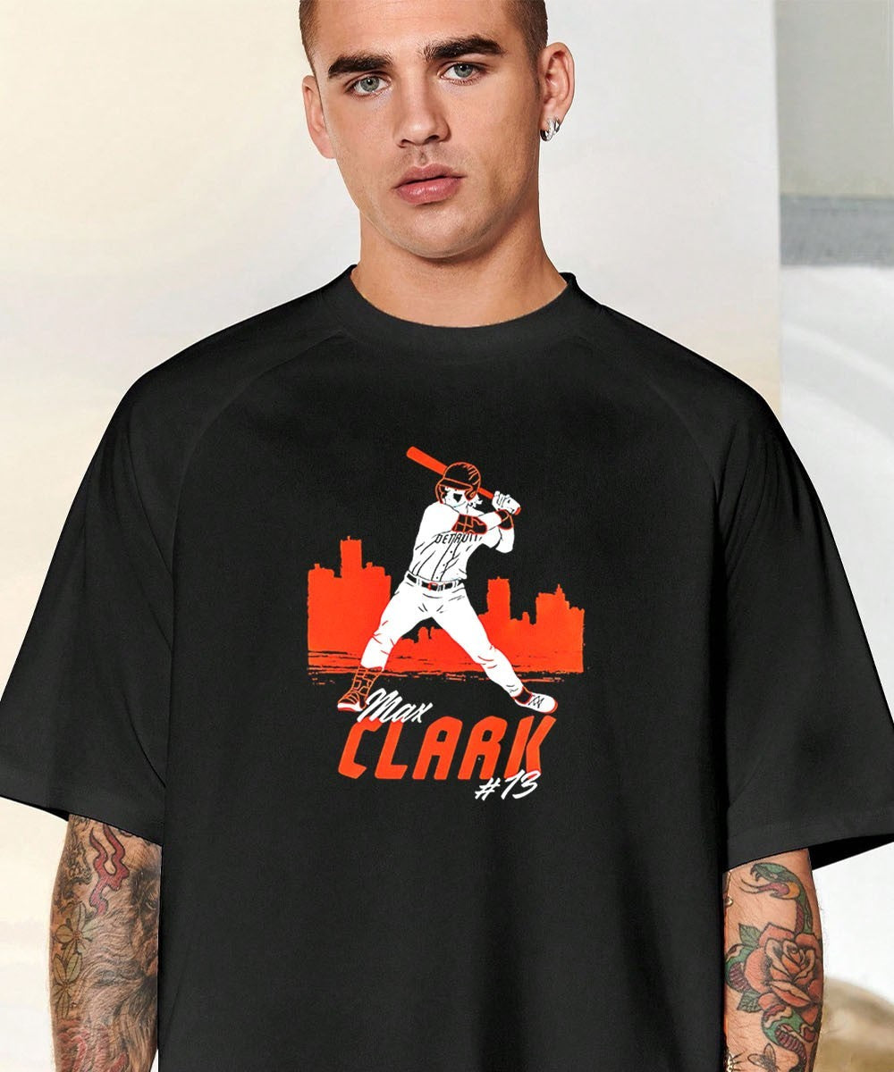 Max Clark Detroit Tigers MLB Motor City Lefty shirt
