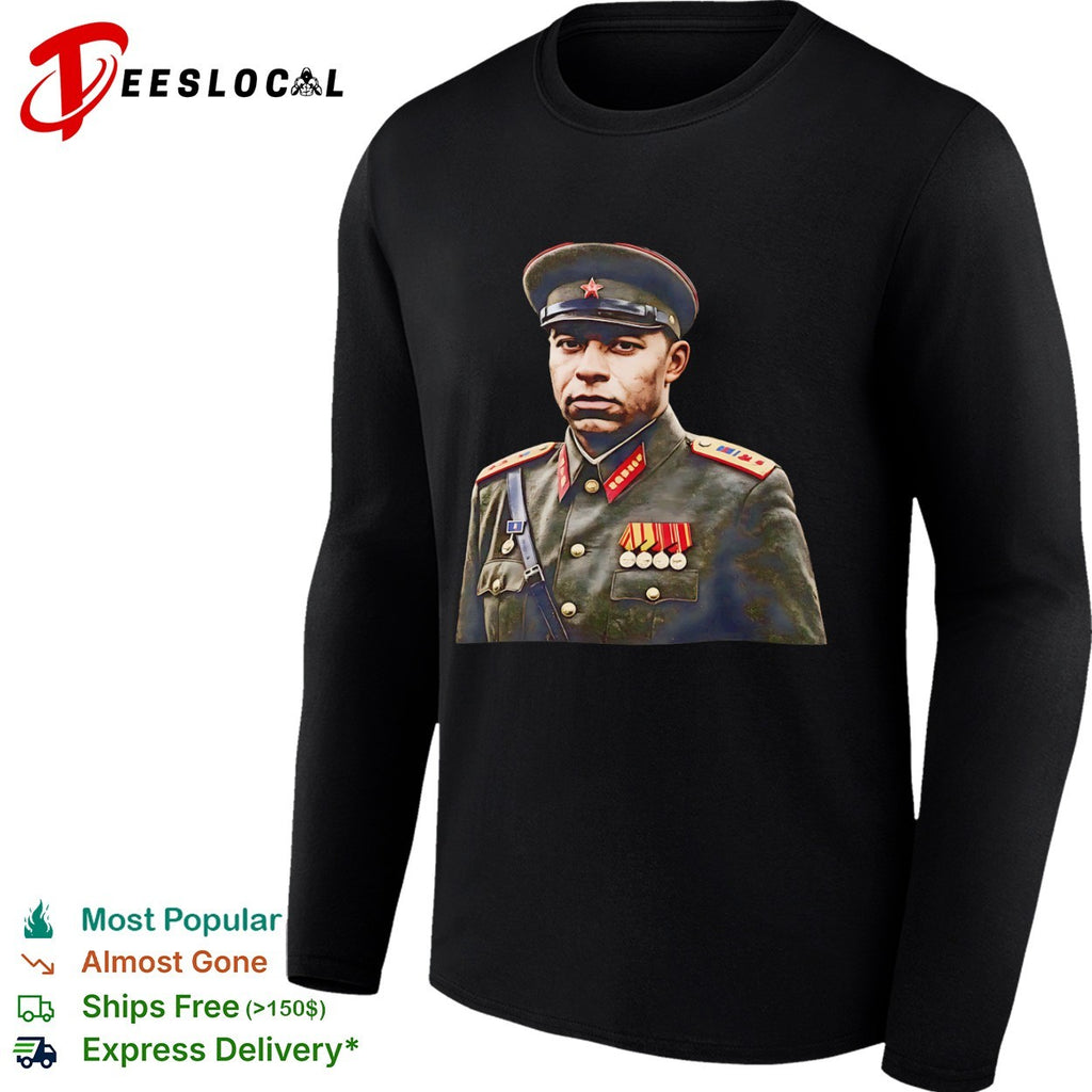 Mbappe General in Soviet Military Uniform Communist Leader shirt