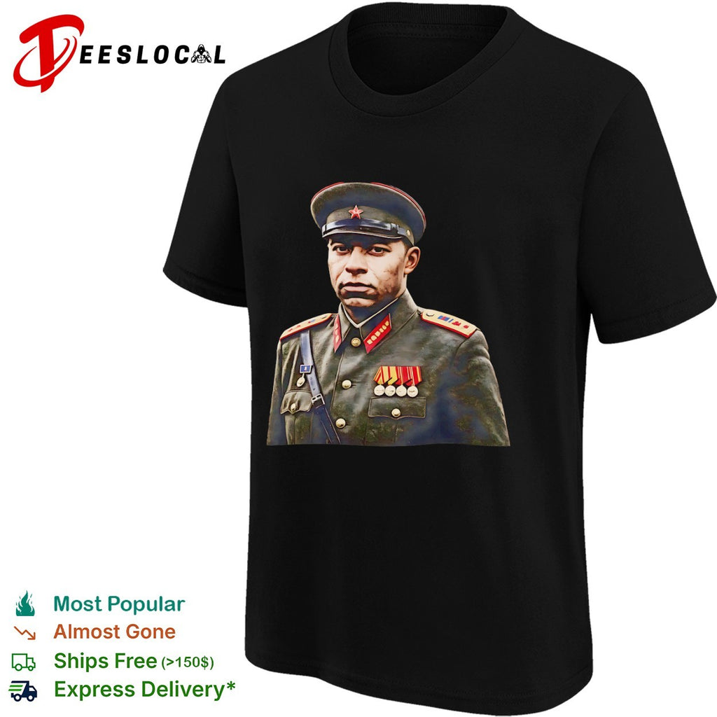 Mbappe General in Soviet Military Uniform Communist Leader shirt