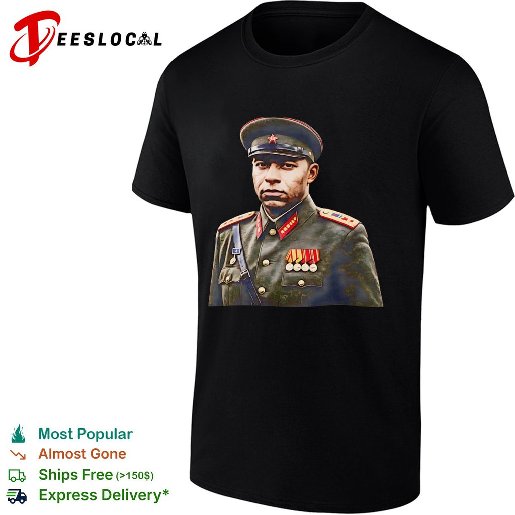 Mbappe General in Soviet Military Uniform Communist Leader shirt