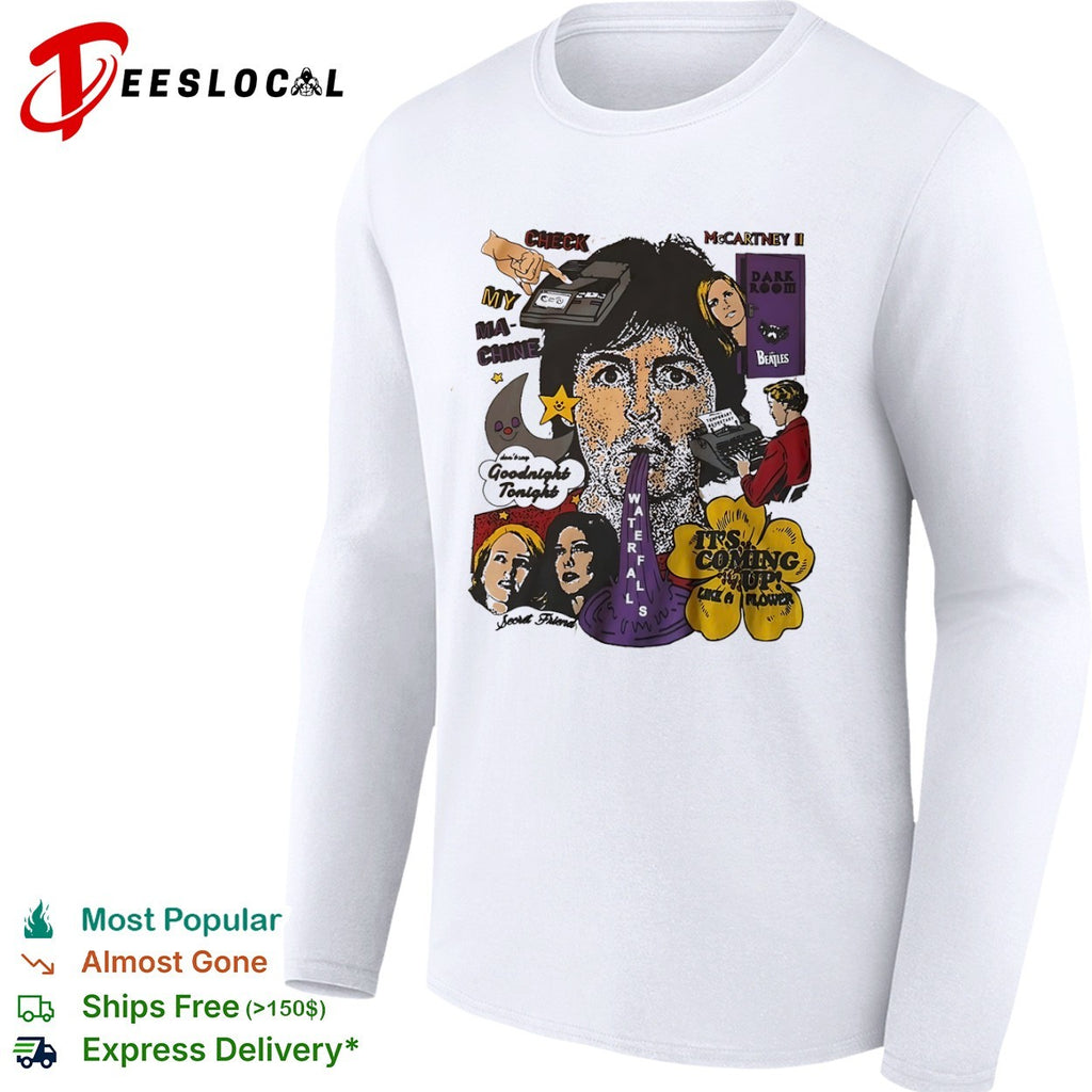 McCartney II with Waterfalls and Temporary Secretary shirt