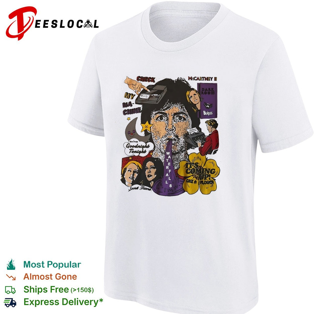 McCartney II with Waterfalls and Temporary Secretary shirt