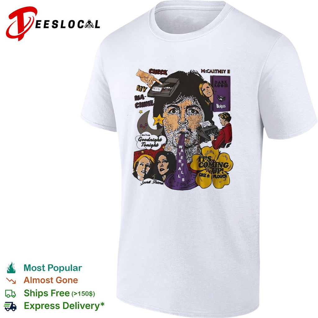 McCartney II with Waterfalls and Temporary Secretary shirt