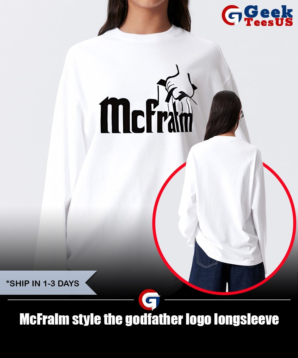 McFralm style the godfather logo shirt