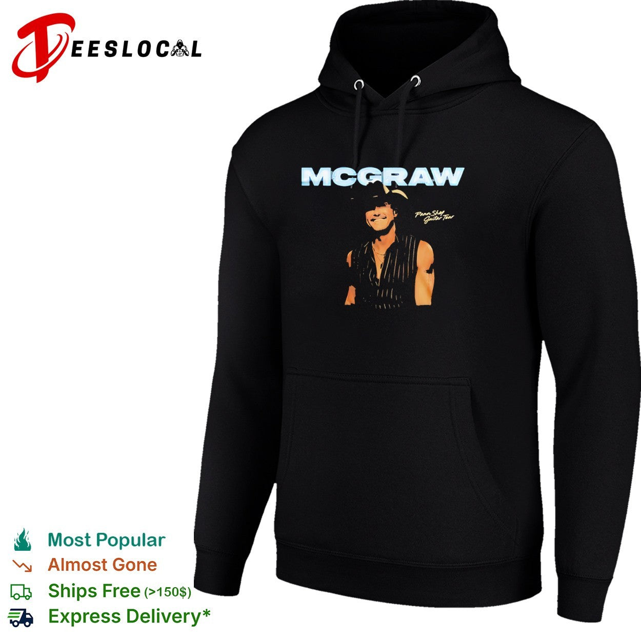 McGraw Pawn Shop Guitar Tour Country Music shirt