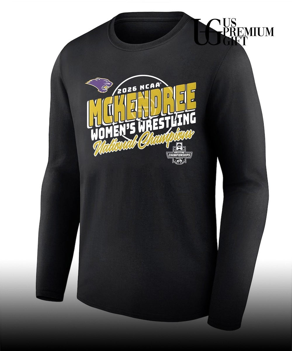McKendree University Women’s Wrestling 2026 DII National Champions shirt