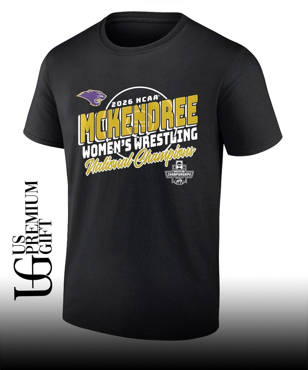 McKendree University Women’s Wrestling 2026 DII National Champions shirt