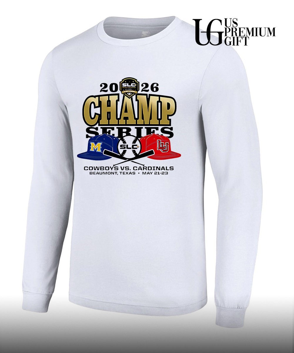 McNeese State Cowboys vs Lamar University Cardinals Southland Conference Baseball Championship Series 2026 shirt