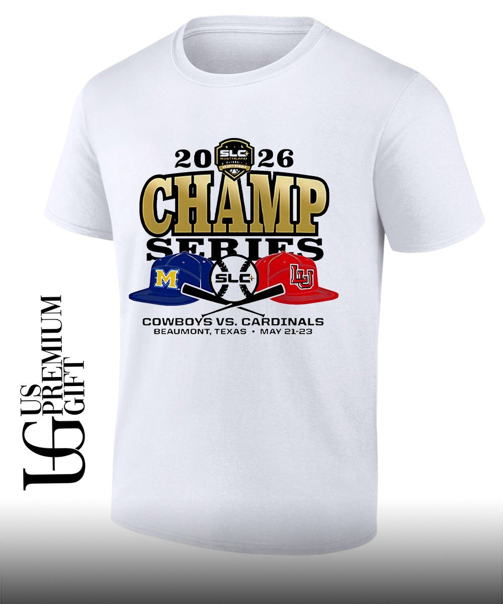McNeese State Cowboys vs Lamar University Cardinals Southland Conference Baseball Championship Series 2026 shirt