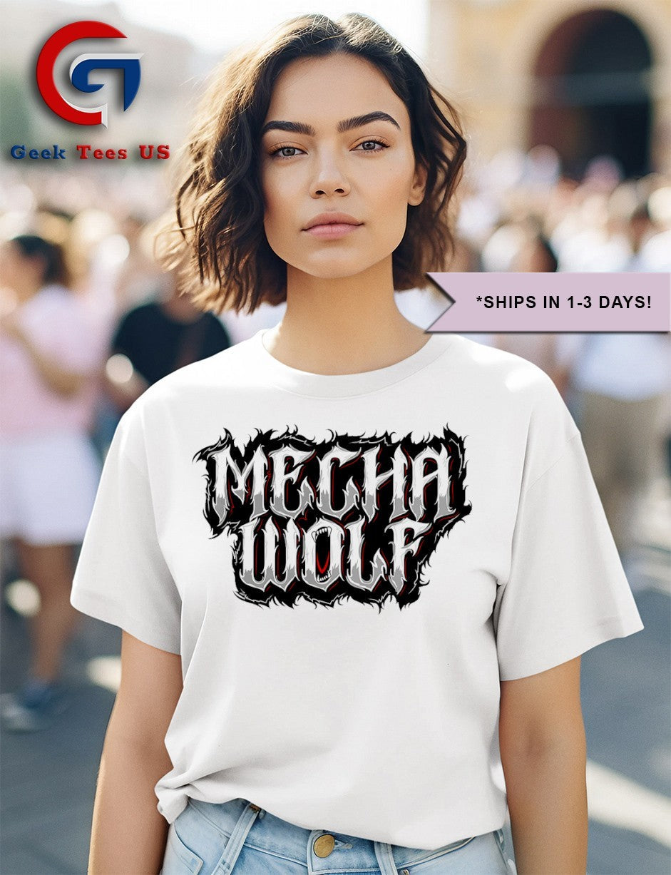 Mecha Wolf AAA Superstar logo shirt