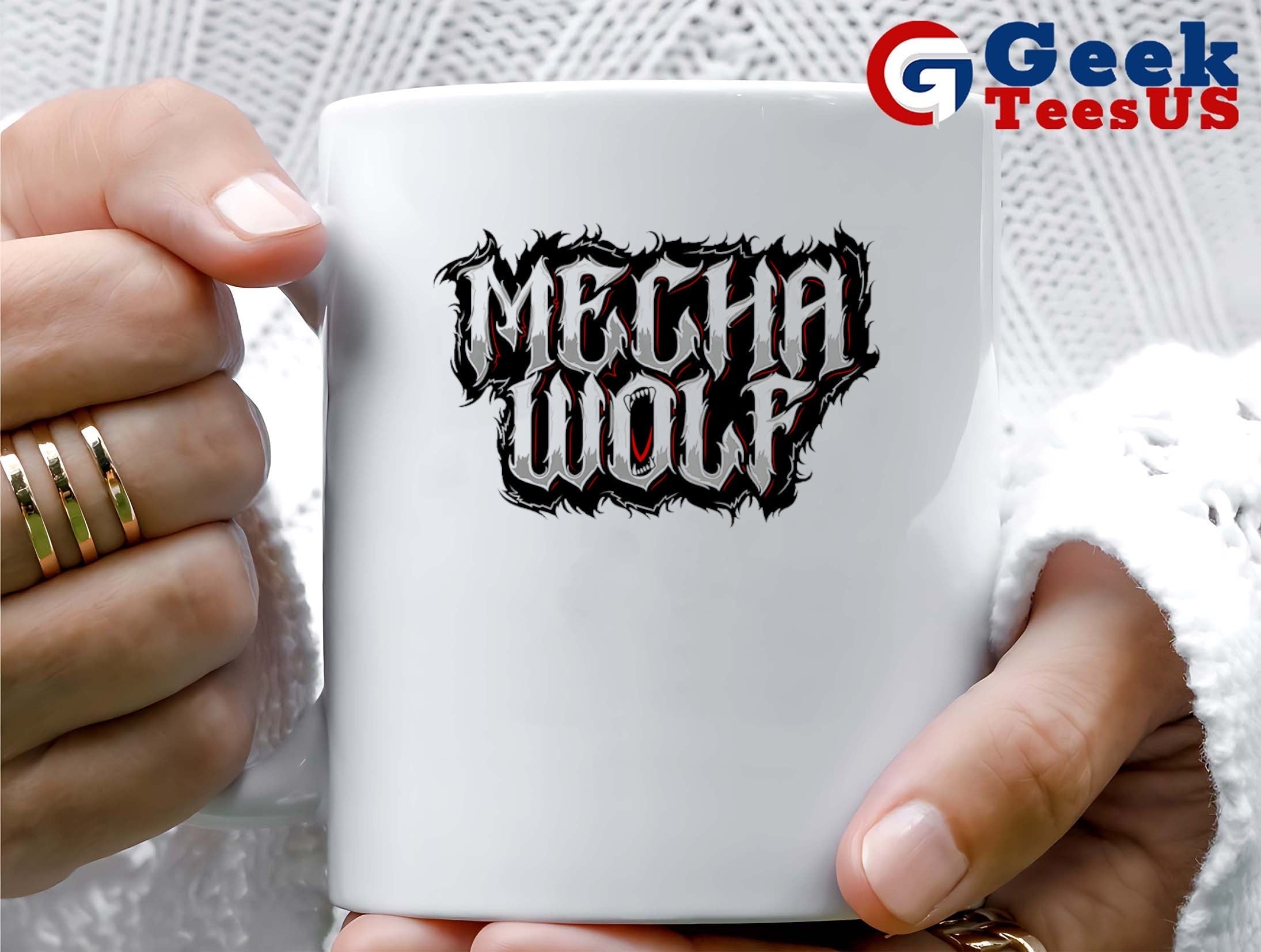Mecha Wolf AAA Superstar logo shirt
