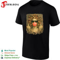 Medusa blowing bubblegum flipping off shirt