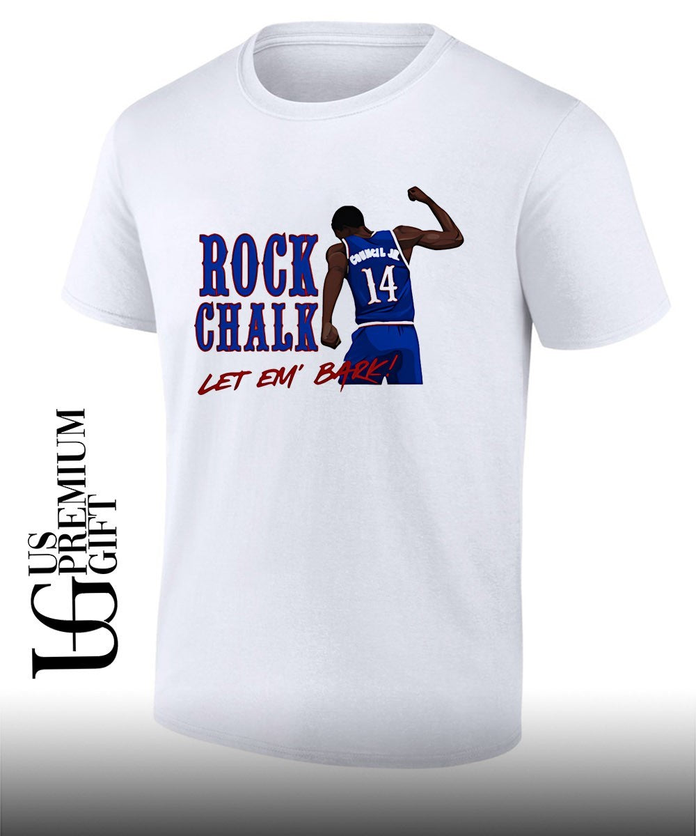 Melvin Council Jr Kansas Jayhawks basketball Rock Chalk Let Em Bark shirt